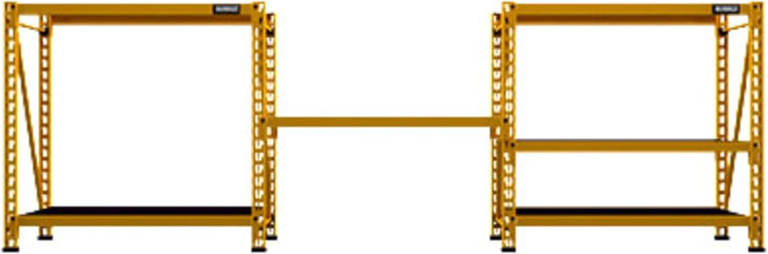 DEWALT DXST4500-W 4-Foot Tall, 3 Shelf Steel Wire Deck Industrial Storage Rack