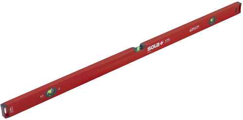 SOLA LSX48 X PRO Aluminum Box Profile Spirit Level with 3 60% Magnified Vials, 48-Inch