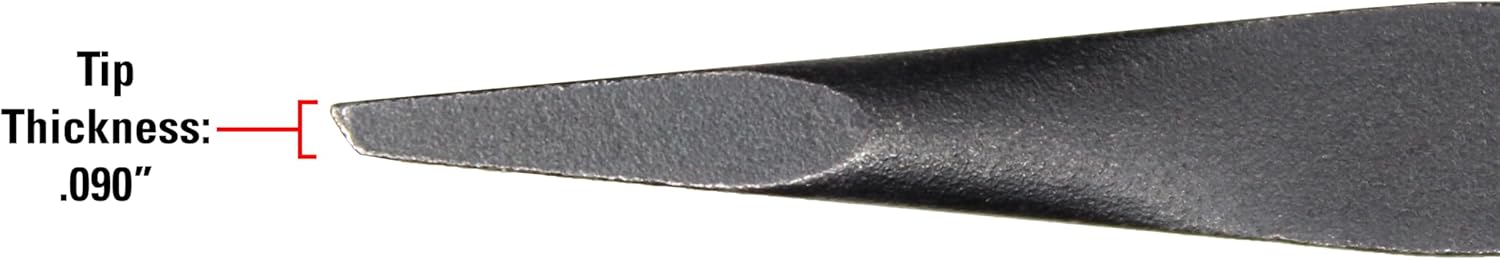 Mayhew Tools 60141 Dominator Screwdriver Pry Bar, 12" Straight, Black Oxide Finish