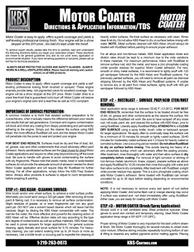 KBS Coatings 60327 MG Maroon Motor Coater Engine Paint - 1 Pint