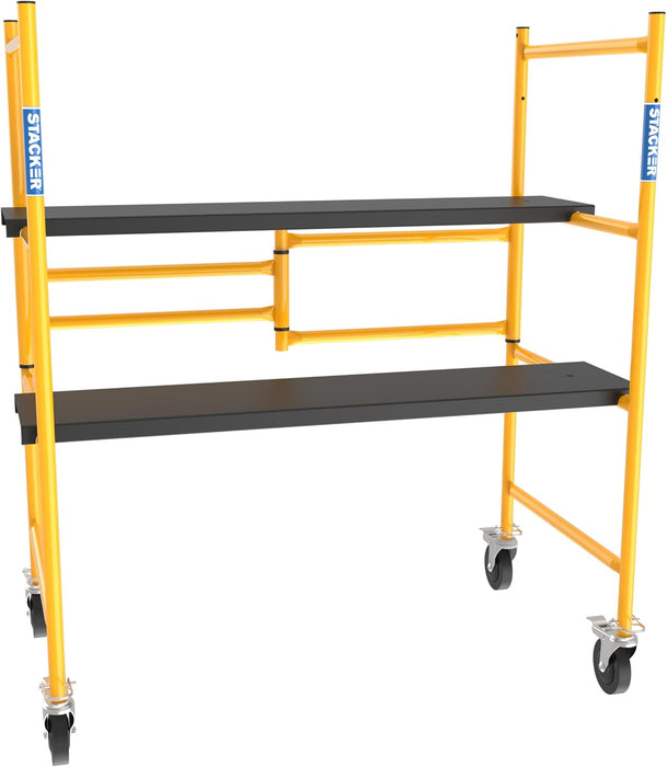 Stacker S-IRS400 4FT High Portable Scaffold, 500 lb Capacity, Indoor DIY Work Platform for Home Projects