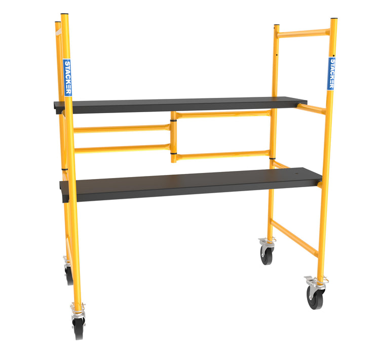 Stacker S-IRS400 4FT High Portable Scaffold, 500 lb Capacity, Indoor DIY Work Platform for Home Projects