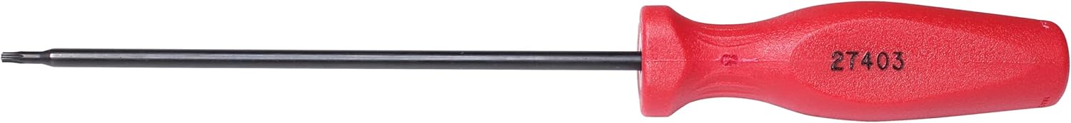 Mayhew Tools 27403 USA Torx Screwdriver, Red, T15 x 6-Inch