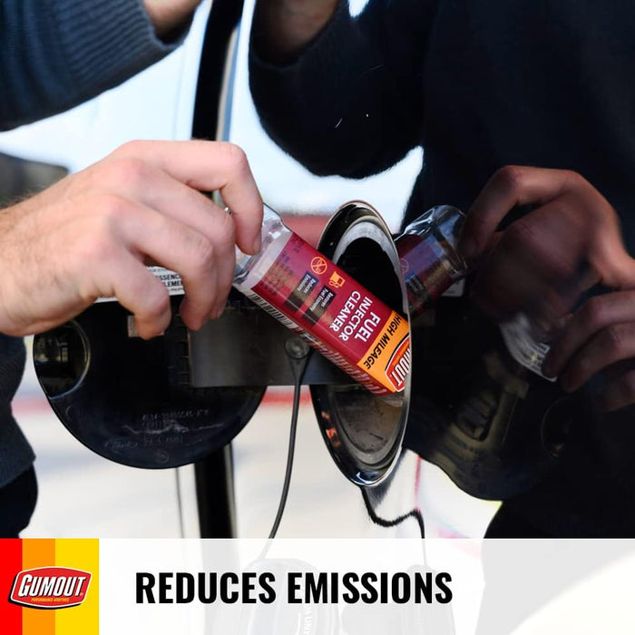 Gumout 510013W-6PK Fuel System Cleaner, High Mileage Fuel Injector Cleaner (Pack of 6)