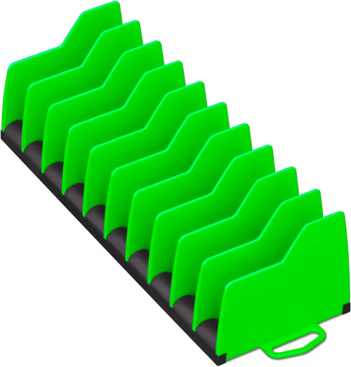 Ernst Manufacturing Plier Pro Premium No-Slip Plier Organizer: Toolbox Organization Solution in Vibrant Green for Pliers, Cutters, Slip Joint Pliers - Made in USA
