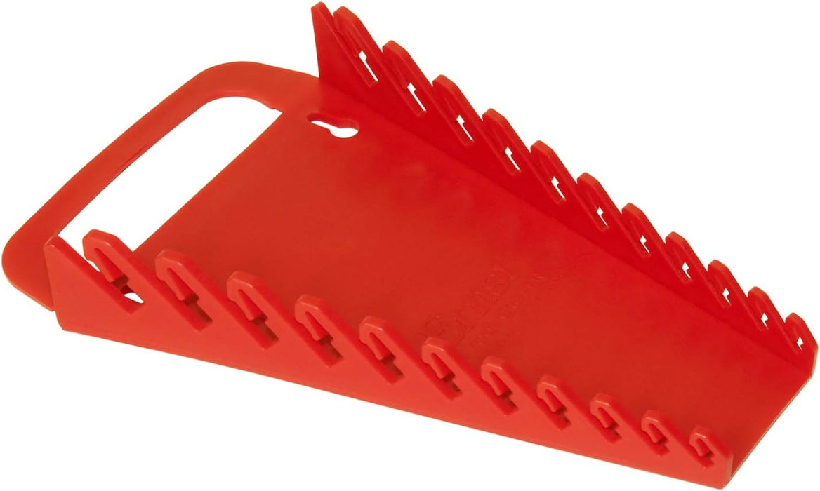 Ernst Manufacturing 5086 Gripper Wrench Organizer, 11 Tool, Red