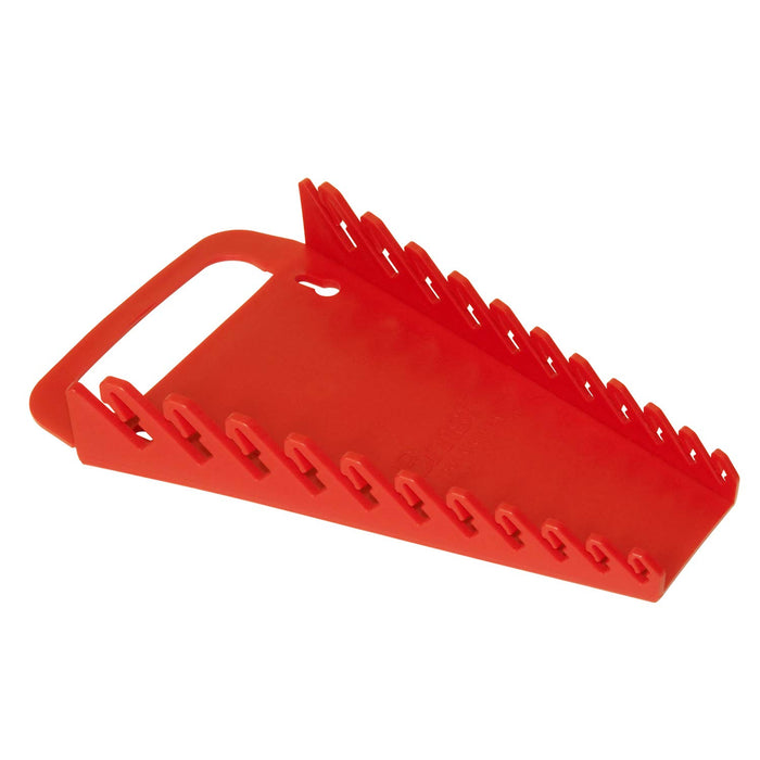 Ernst Manufacturing 5086 Gripper Wrench Organizer, 11 Tool, Red