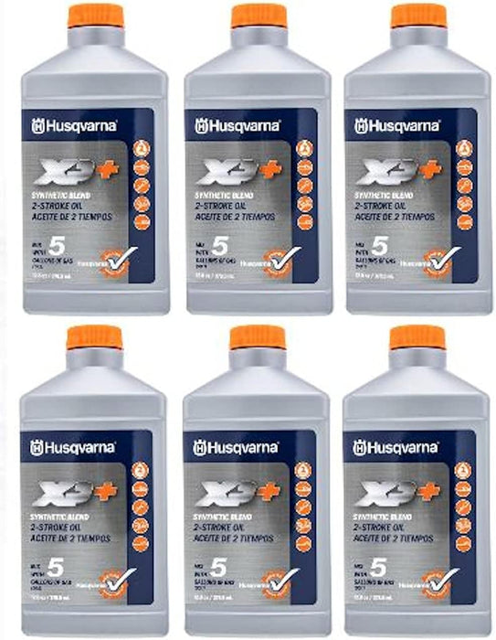 Husqvarna XP 2 Stroke Oil 12.8 oz. Bottle (Pack of 6)