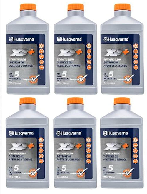 Husqvarna XP 2 Stroke Oil 12.8 oz. Bottle (Pack of 6)