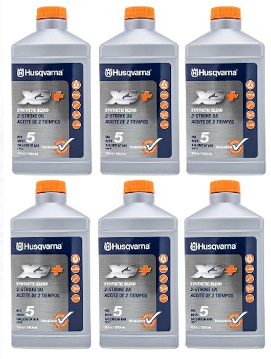 Husqvarna XP 2 Stroke Oil 12.8 oz. Bottle (Pack of 6)