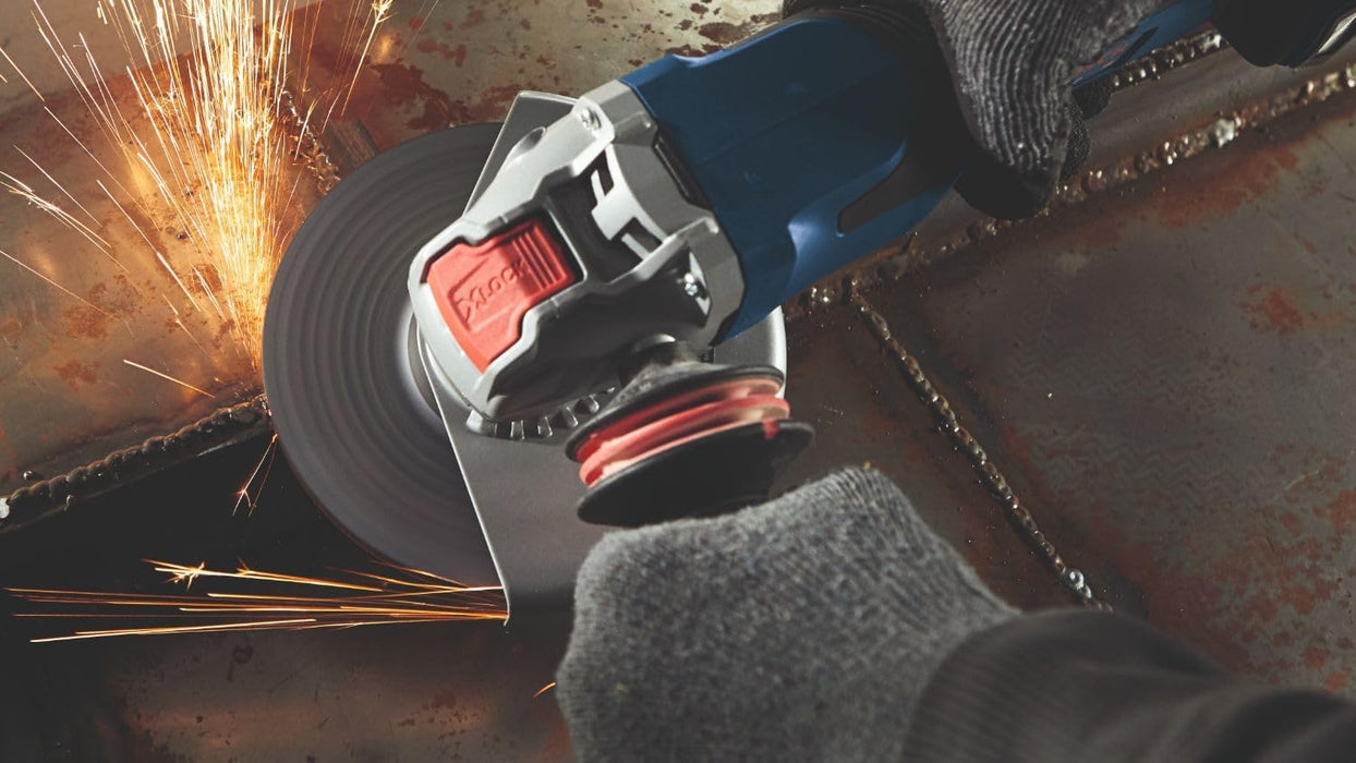 BOSCH GWX18V-13PN PROFACTOR 18V X-LOCK 5 � 6 In. Angle Grinder with Paddle Switch, Tool-free Disc Swap (Bare Tool)