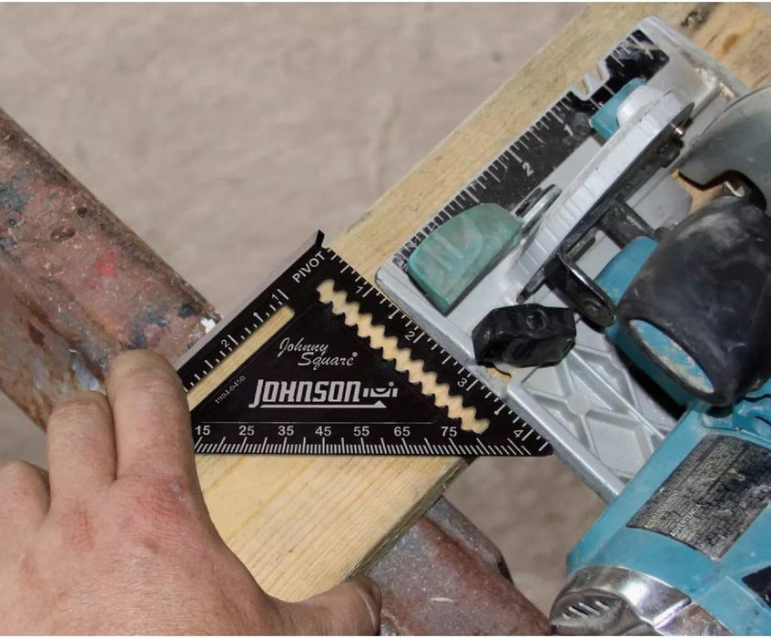 Johnson 1904-0450 4.5" Johnny Square Professional Easy-Read Finish Square