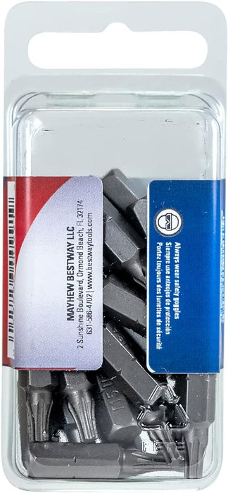 Mayhew Tools 18214-20 USA Torx Insert Bit, T15 x 1" (Pack of 20)