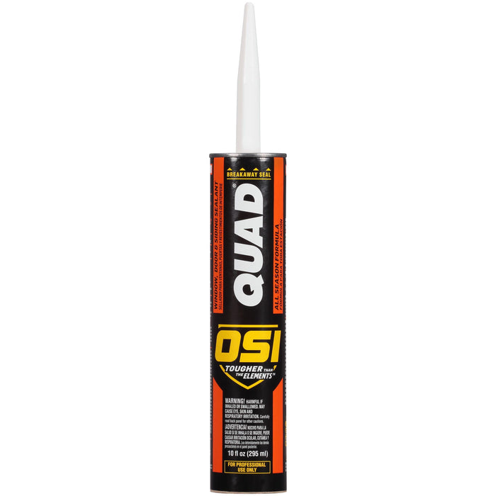 OSI Quad Window, Door and Siding Sealant Bronze 201, 10 fl oz, 1, Cartridge