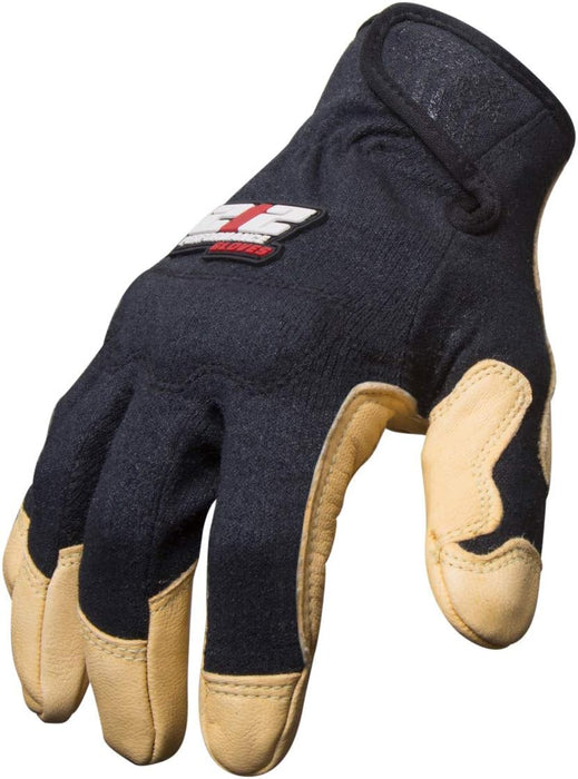 212 Performance Fire Resistant Fabricator Gloves for Welding, Premium Goatskin, Adjustable Cuff, 2X-Large (Pack of 1)