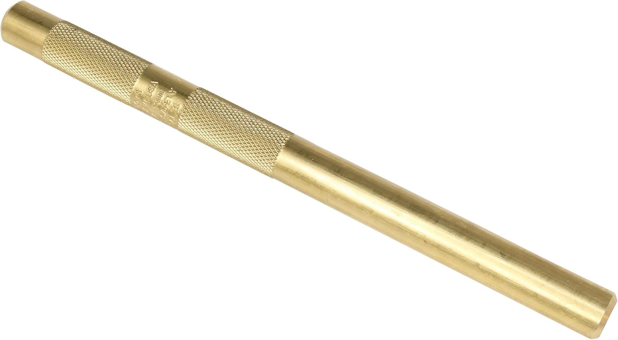 Mayhew Tools 25076 Brass Knurled Drift Punch, 1/2" - 13 mm x 7"