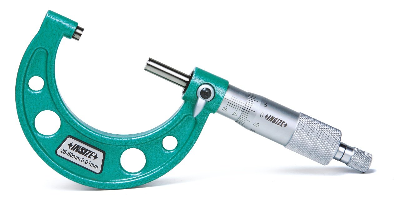 INSIZE 3203-1506A Outside Micrometer, 0 mm-150 mm, Graduation 0.01 mm