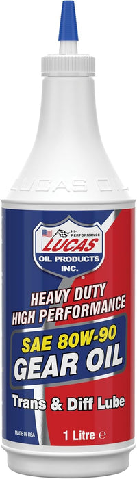 Lucas Oil 10043 SAE 80W-90 Heavy Duty Gear Oil - 1 Quart