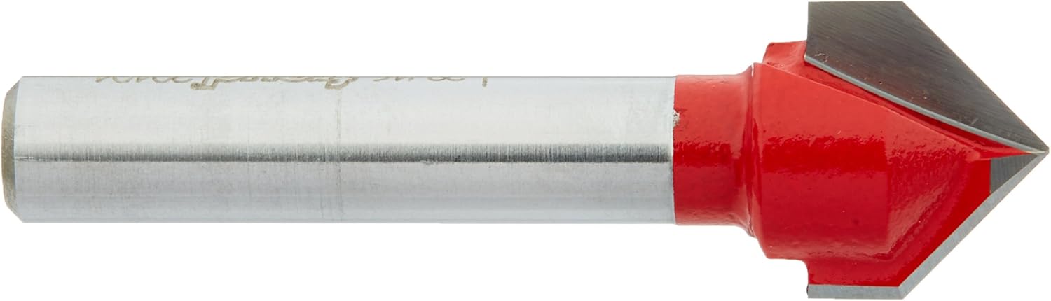 Freud (20-104) 90-Degree V-Grooving Bit with 1/4-Inch Shank, 1/2-Inch Diameter