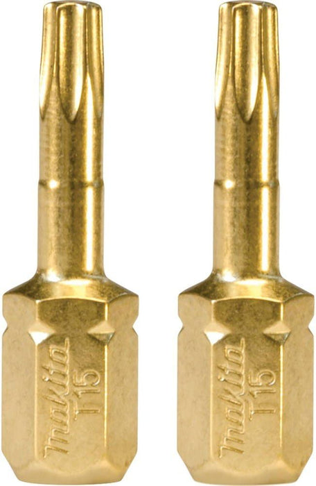 Makita B-44650 Impact GOLD #15 Torx Insert Bit, 2/pk 2 T15