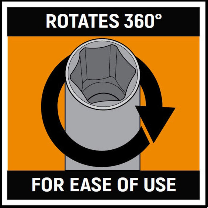 GEARWRENCH (83128) 1/2" Drive Magnetic Socket Rail Includes 14 Clips