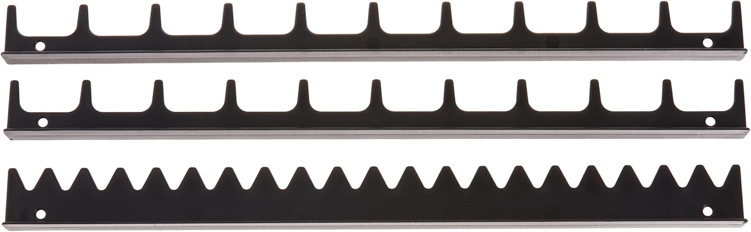 Ernst Screwdriver Rail Set, 20 Tool, Black, (6011-Black)