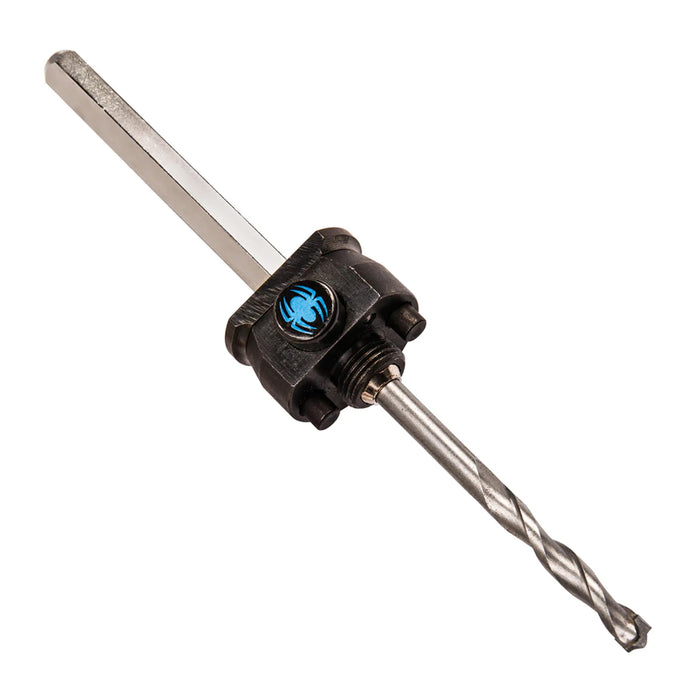 Spyder Hex10 1/2-inch Quick Change Hole Saw Arbor and TCT Pilot Bit Assemby for Cement and Masonry
