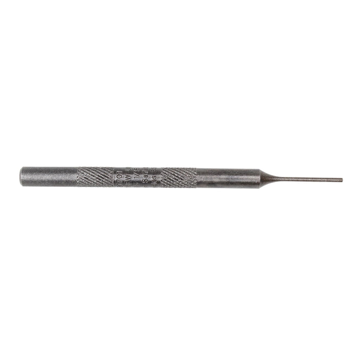Mayhew Select 21701 1/16-Inch Knurled Pin Punch 1/16" x 0.75" Pin 4" OAL x 1/4" Body Shot-blast Finish