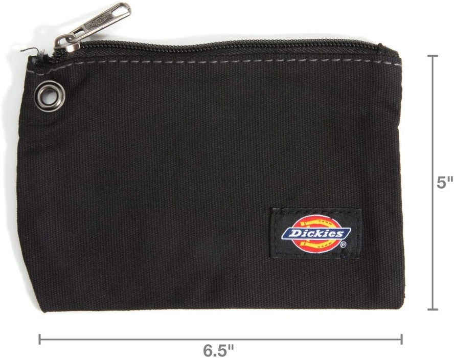 Dickies 57018 Set of 3 Small Canvas Utility Pouches, Zippered, for Organizing Small Tools and Fasteners