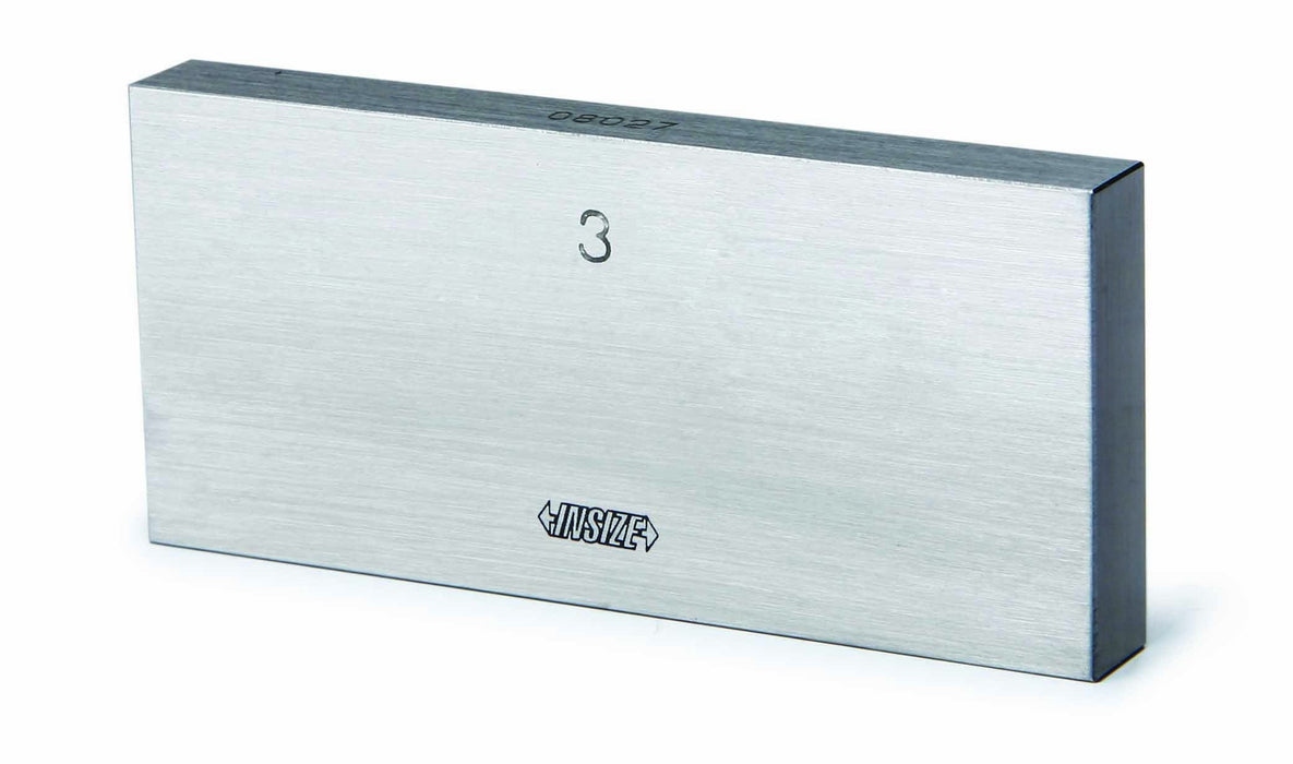INSIZE 4112-A3 Individual Steel Gauge Block, 3", Grade 0