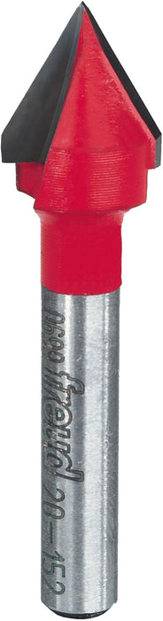 Freud 20-152: 1/2" (Dia.) 60° V Grooving Bit One Size 1/2-Inch Diameter 60-Degree V-Grooving Router Bit with 1/4-Inch Shank