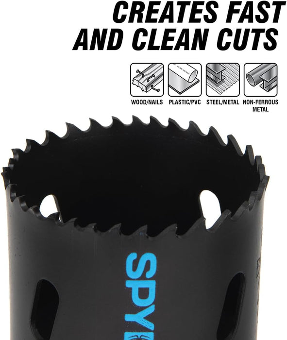 Spyder 600083 Rapid Core Eject Bi-Metal Hole Saw, 2-1/8"