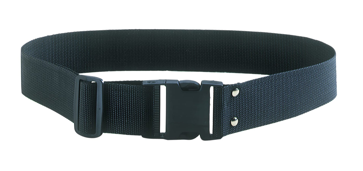 Custom Leathercraft 3505 ToolWorks Web Work Belt, 2" Wide, Large, Black