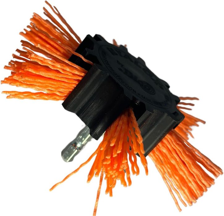 Dico 541-782-4 Nyalox Flap Brush 4-Inch Orange 120 Grit