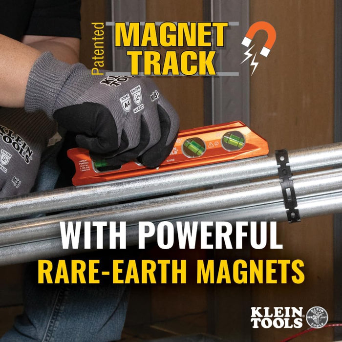 Klein Tools 935RB Torpedo Billet Level, Rare-Earth Magnet