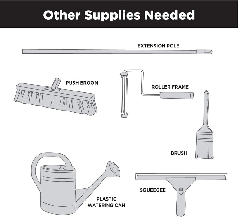 Rust-Oleum 60003 RockSolid Polycuramine Garage Floor Coating, 1 Car Kit, High Gloss Gray