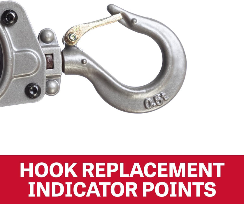 JET 1/2-Ton Mini-Puller Lever Hoist, 10' Lift (Model JLP-050A-10)