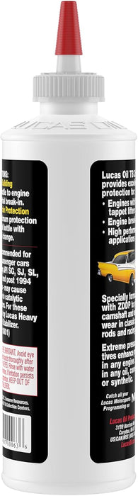 Lucas Oil 10063 Engine Break In Oil Additive w/ TB Zinc Plus - 16 Ounce
