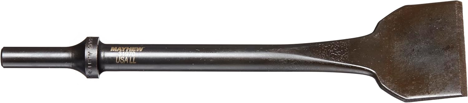 Mayhew Tools 31970 Pneumatic Scraper, 2" x 8-1/2", Black Oxide Finish