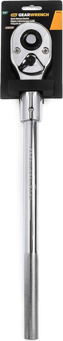 GEARWRENCH 81400 3/4" Drive Quick Release Teardrop Ratchet 19-3/4", 24 Tooth