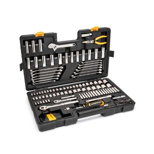 GEARWRENCH GWPRO168 168 Piece 1/4" & 3/8" Drive 72-Tooth 6 Point Professional Tool Set
