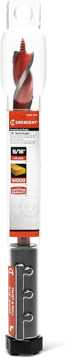 Crescent CDAG-7531 Solid Auger Drill Bit, 7.5" x 9/16"