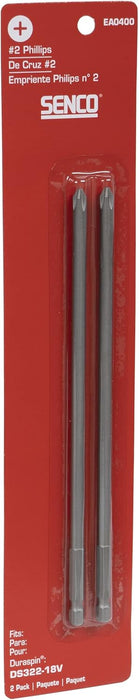 Senco EA0400 #2 Phillips Bits for DuraSpin Auto-Feed Screw Systems (Pack of 2)