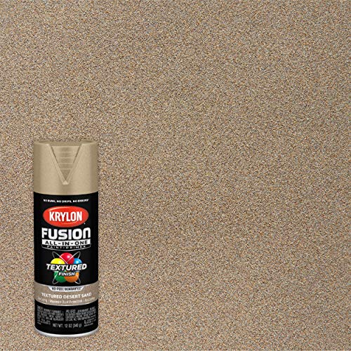 Krylon Fusion All-In-One Adhesive Spray Paint for Indoor/Outdoor Use, 12 oz, Desert Sand