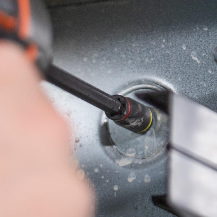 Klein Tools (32767) Impact Driver, SAE 3-in-1 Impact Socket and Bit Holder, Flip Socket with 1/4-Inch and 5/16-Inch Hex Drivers, 5-Inch Length (Pack of 1)