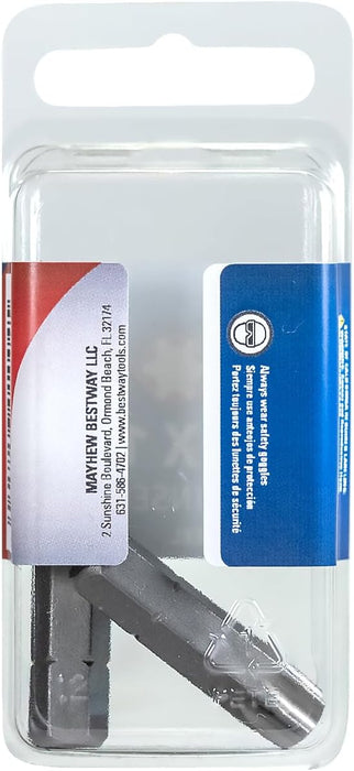 Mayhew Tools 18222-2 Torx Insert Bit, T50 x 1.25" (Pack of 2)