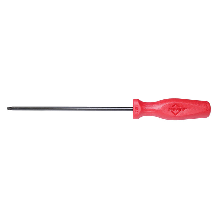 Mayhew Tools 27409 USA Torx Screwdriver, Red, T27 x 8-Inch