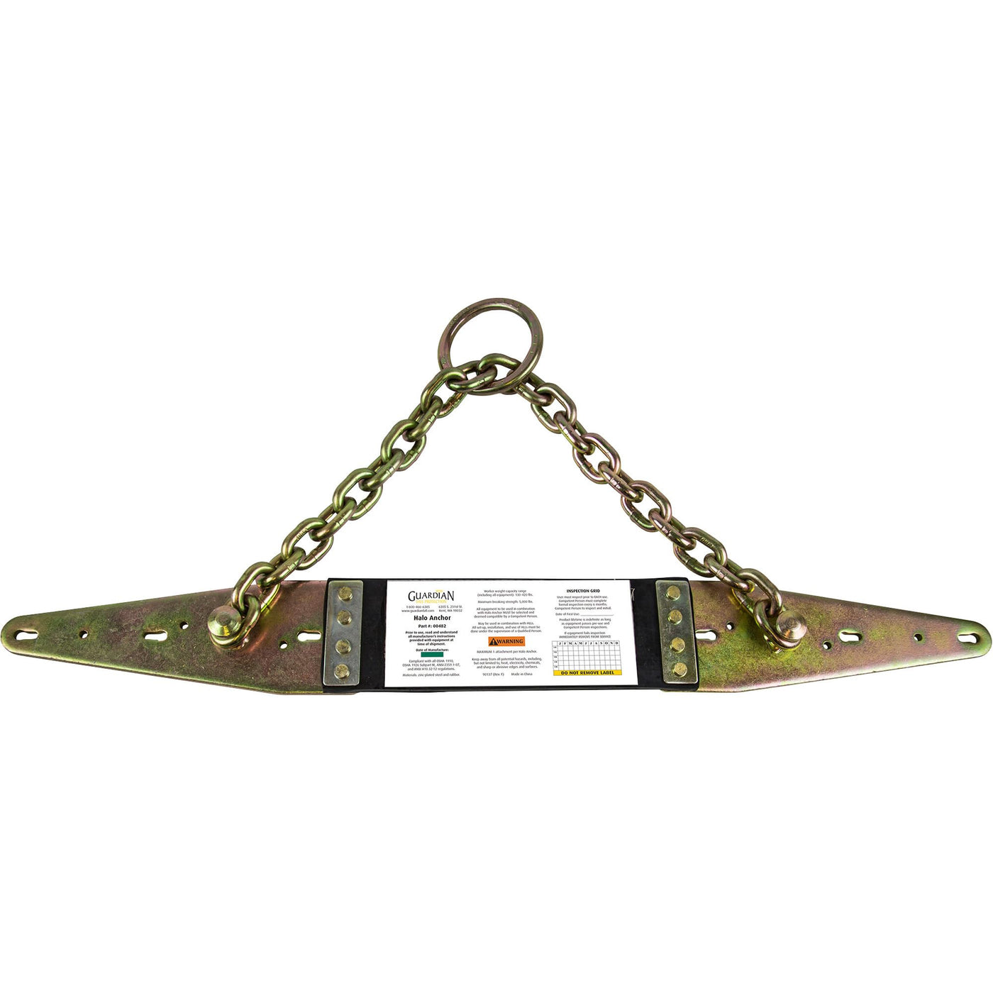 Guardian Fall Protection 00482 Halo Anchor – Universal Roof Anchor That Fits Any Pitch, Includes Fasteners