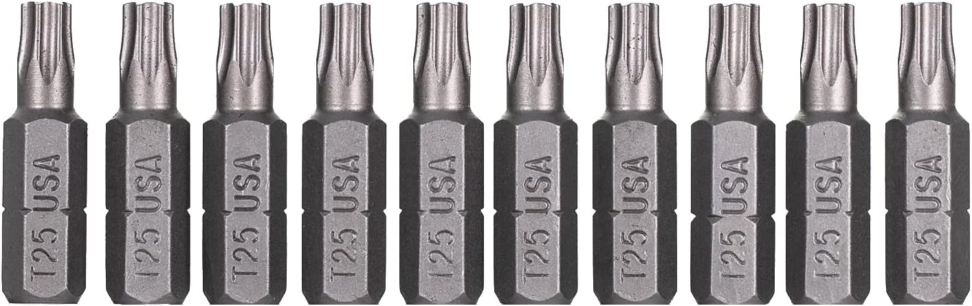 Mayhew Tools 18216-10 USA Torx Insert Bit, T25 x 1" (Pack of 10)