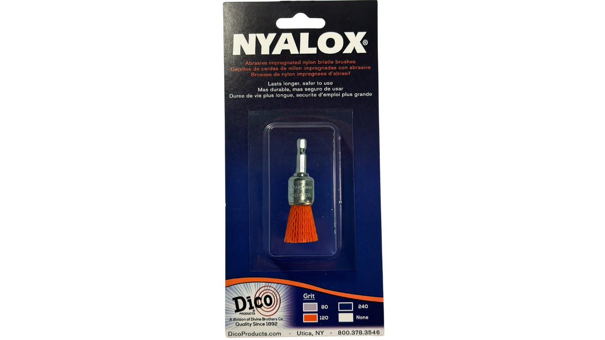 Dico 541-781-3/4 Nyalox End Brush 3/4", 120 Grit